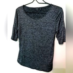 Like new Apt 9 grey and black blouse size small